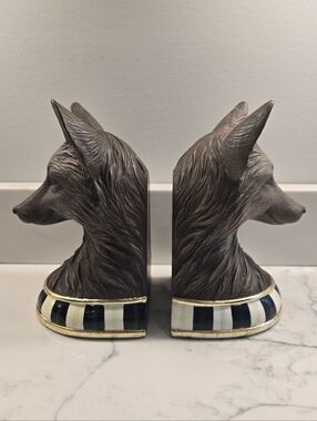 Mackenzie Childs Fox Bookends